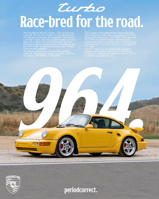 964 Turbo Poster