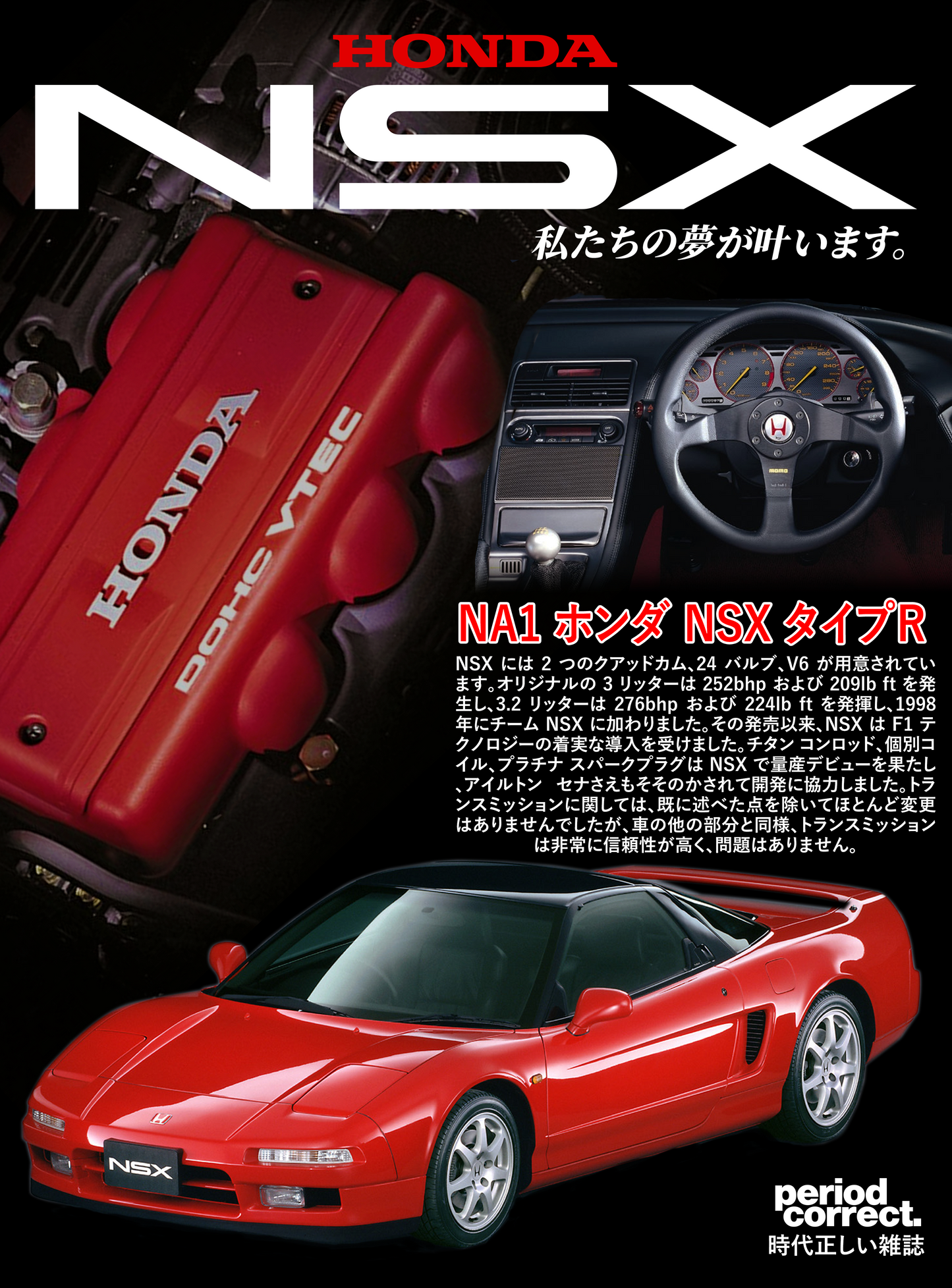 Honda NSX Poster